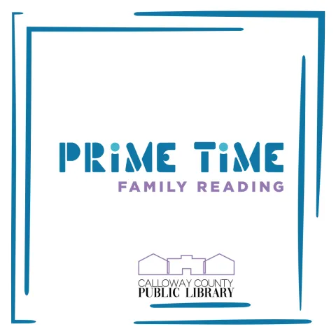 Prime Time Reading Logo in Blue and Purple text.