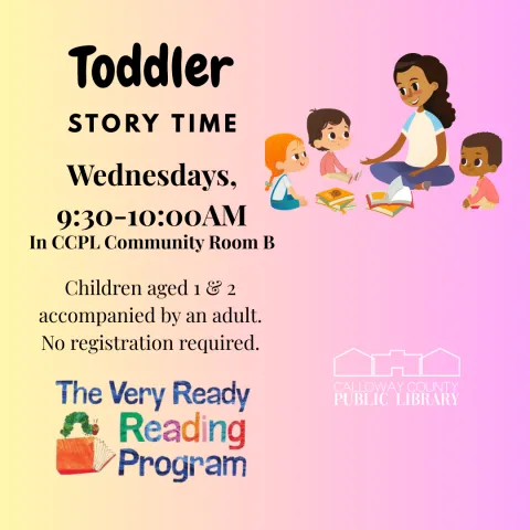 Toddler Story Time Graphic.