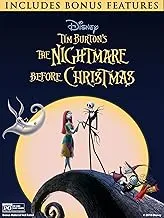 Movie poster for Tim Burton's The Nightmare Before Christmas.