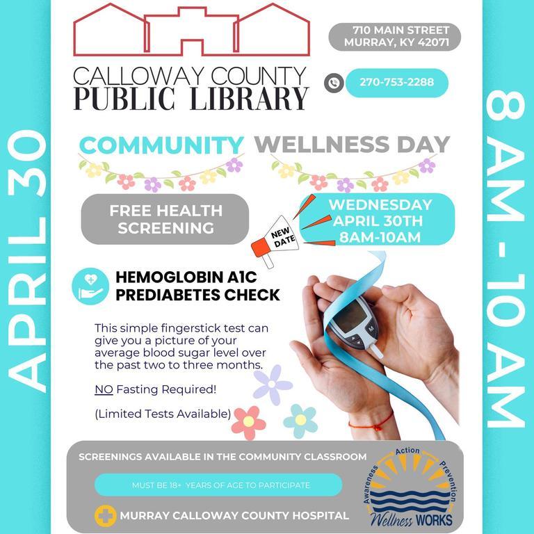 Community Wellness Days Spring Events