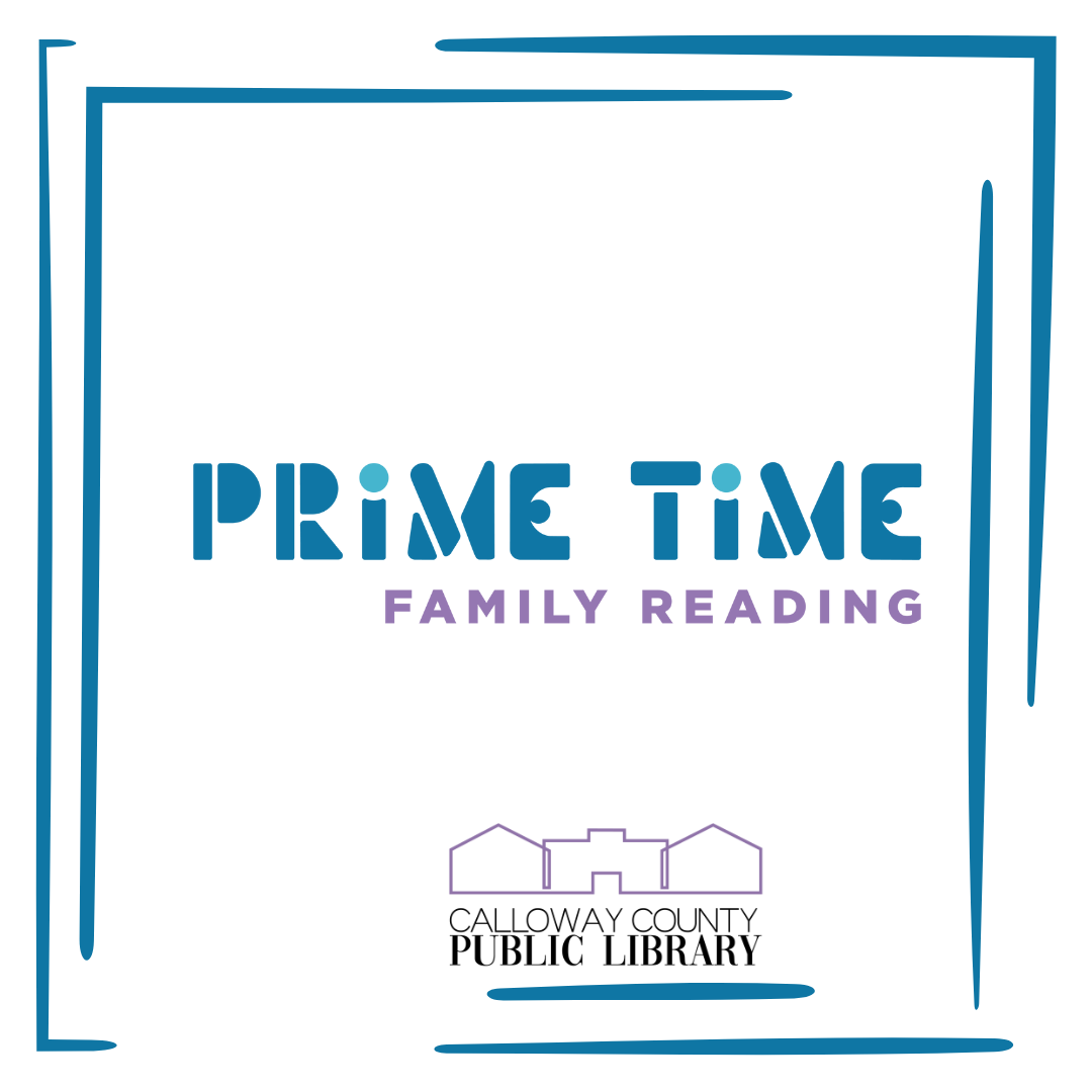 Prime Time Reading Logo in Blue and Purple text.